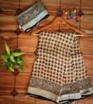 Linen sarees beige